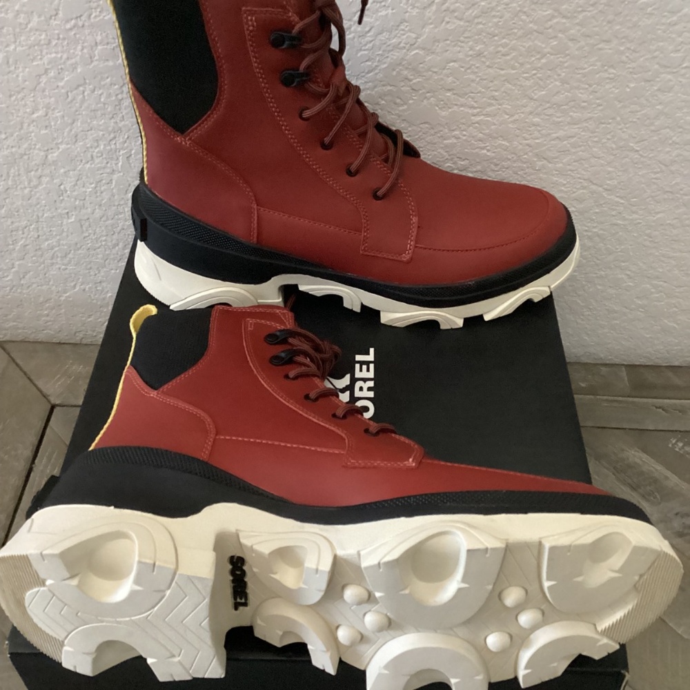 SOREL Women's Brex Lug Sole Lace-Up Boots, size 10.5 - Picture 10 of 11